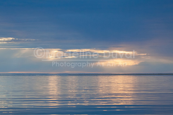 Blue Light Sunset On The Beaufort Sea
