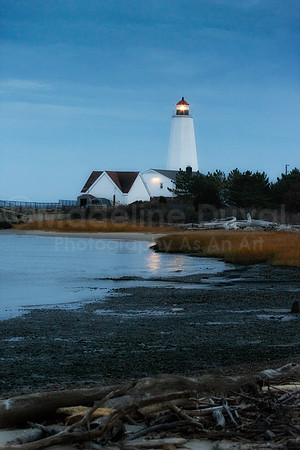 Lynde Point Light At Sunset