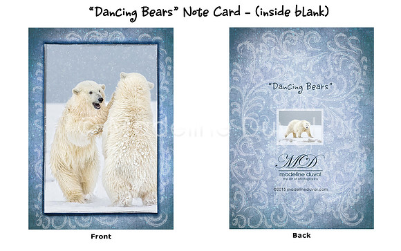 Dancing Bears Note Cards